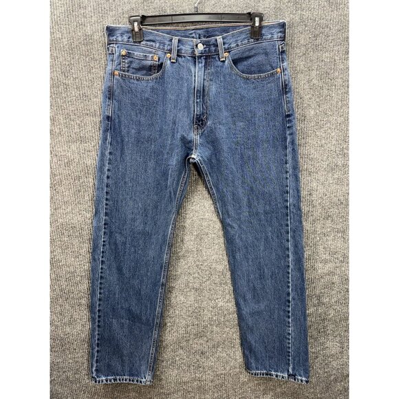 Levi's Other - Levis 505 Jeans Men’s 36x32 Blue Regular Straight Leg Denim Medium Wash